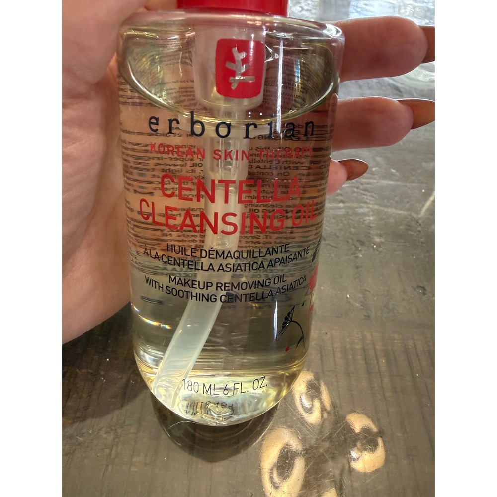 Erborian Centella Cleansing Oil 180ml Korean Skin Therapy Makeup Removing Oil